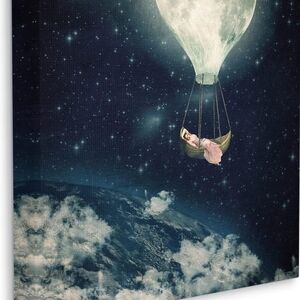 Stupell Hot Air Balloon Canvas Art